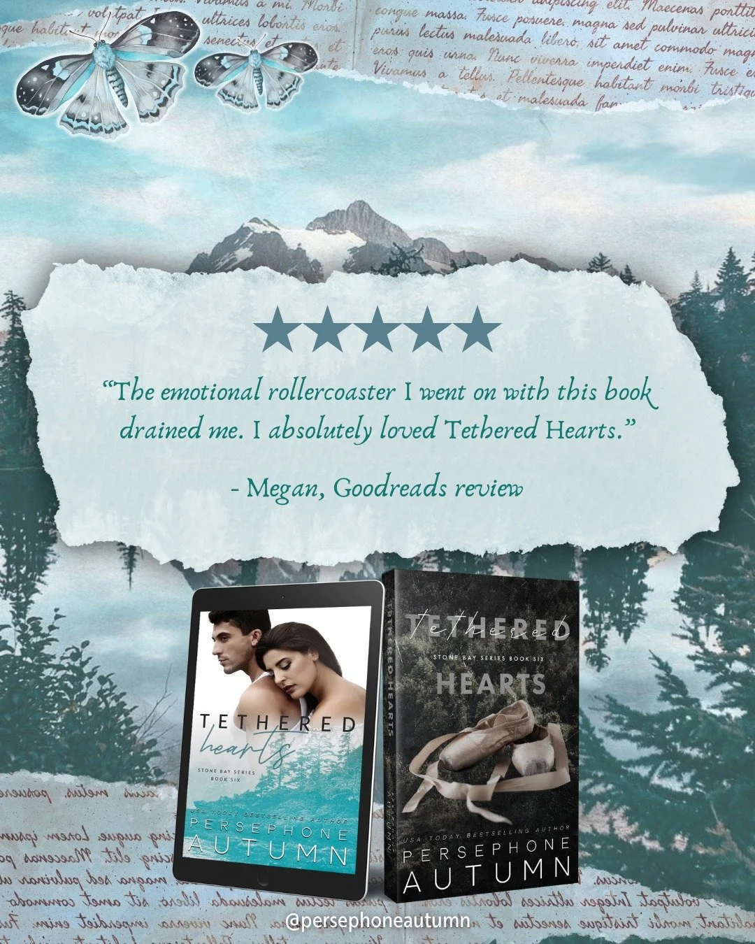 Emo romance lovers, I got you 😉

The verdict is in. Tethered Hearts hits all the feels&mdash;the good, the bad, and the &quot;oh my gawd will they just be together already.&quot; And their HEA is worth every painful moment.

Haven't read Tethered He