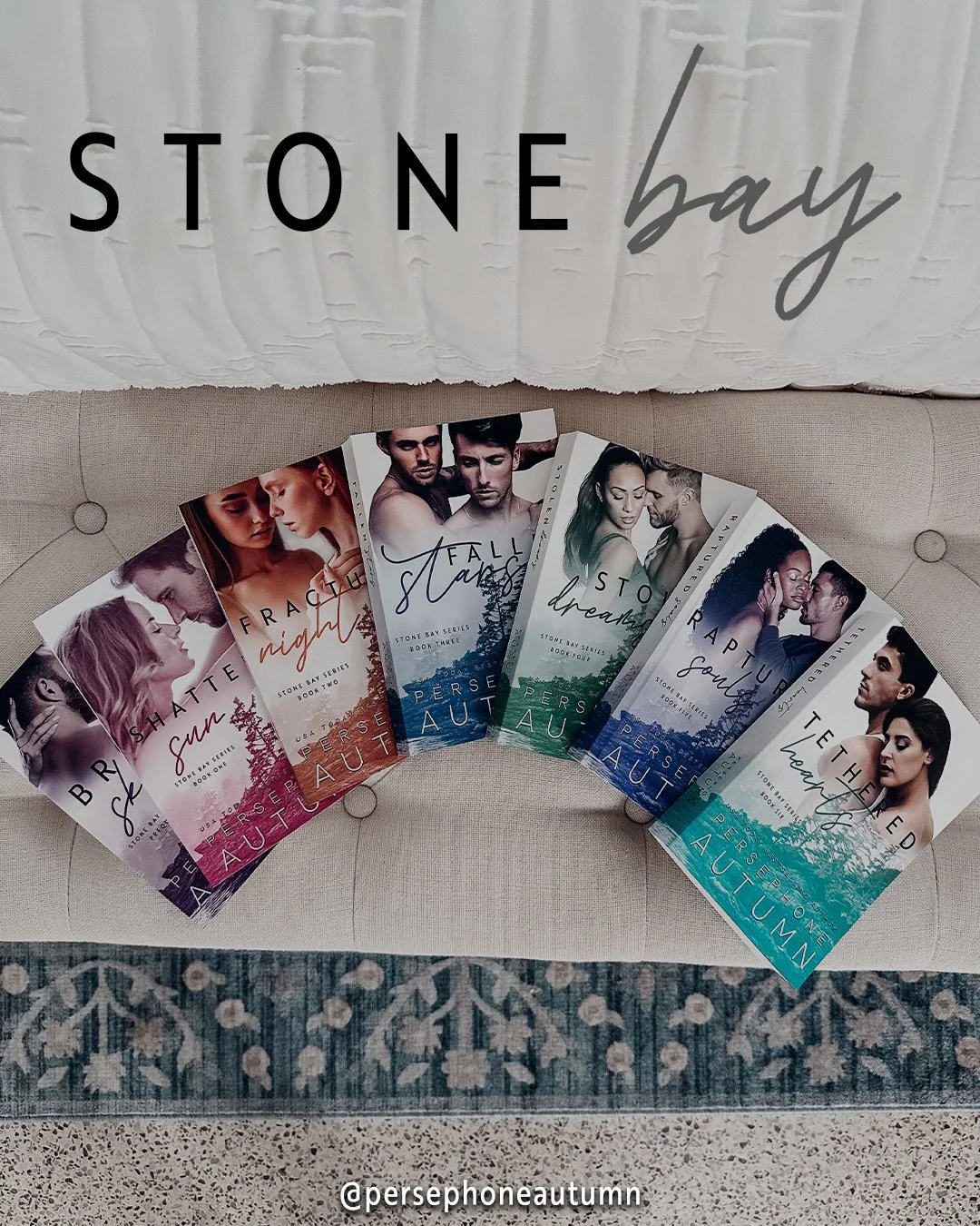 One more book and this rainbow will be even better 🌈

I already know the color for Fiery Storm (or as I'm referring to it... FiSt 🤭). Any guesses?
There will be one color missing from this beautiful book rainbow. Maybe I'll add another novella... o