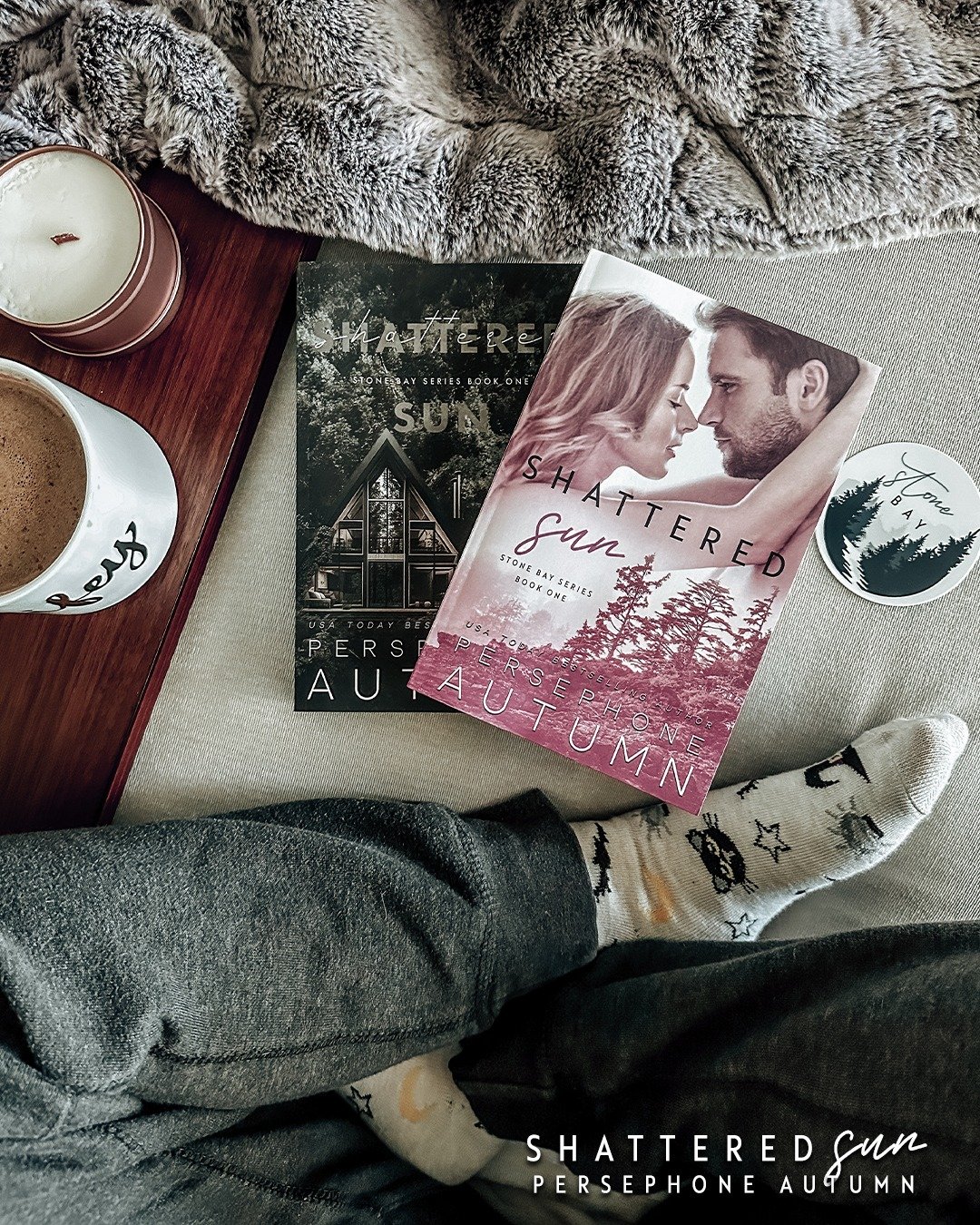 What's your favorite way to cozy up with a book?

When I'm able to, I park in the corner of the couch with a drink and my book. I run warm, so blankets and sweats only happen when it gets super cold.

Read Shattered Sun in ebook, print &amp; KU!
💖 h
