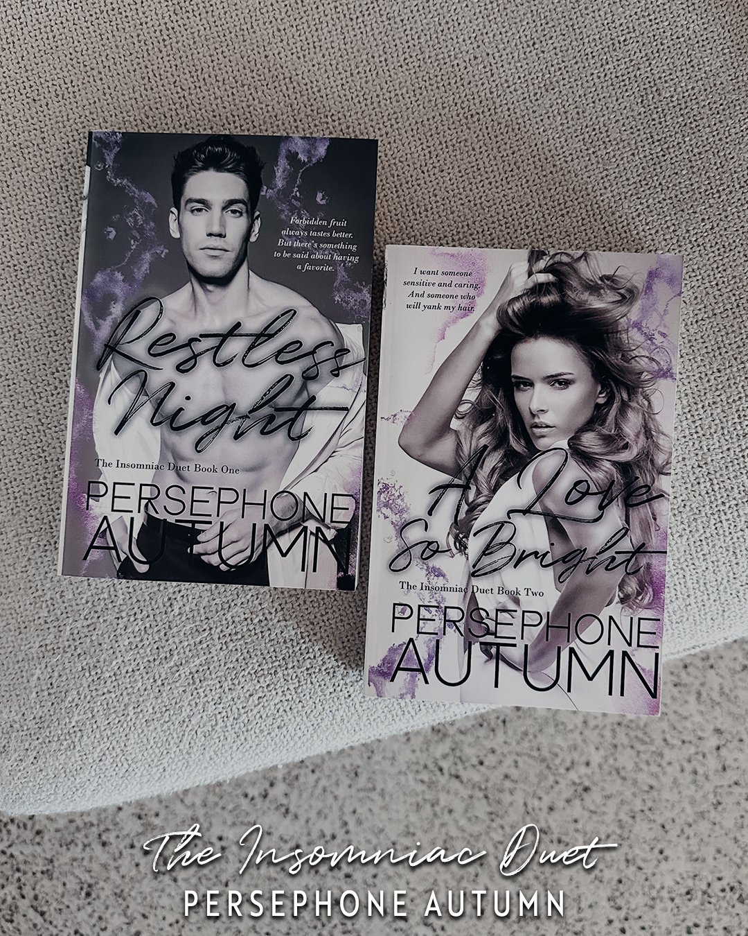 The man weaves witchcraft with his tongue. Spins gold with the tip. Just the tip.

✨ Insomniac Duet!
Restless Night &rarr; https://books2read.com/RNight-Insomniac1
A Love So Bright &rarr; https://books2read.com/ALSB-Insomniac2

✨ Enemies to lovers
✨ 