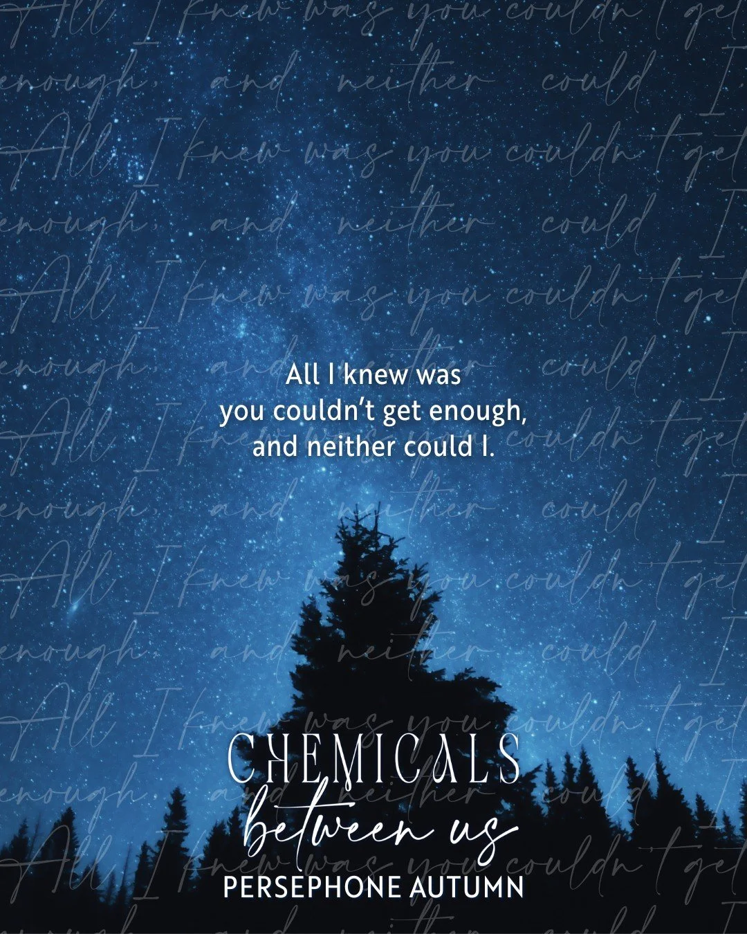 A new Chemicals Between Us teaser is here ✨

All I knew was
you couldn't get enough,
and neither could I.

Chemicals Between Us releases January 13th!
#preorderher
🩵 https://books2read.com/CBUpoetry