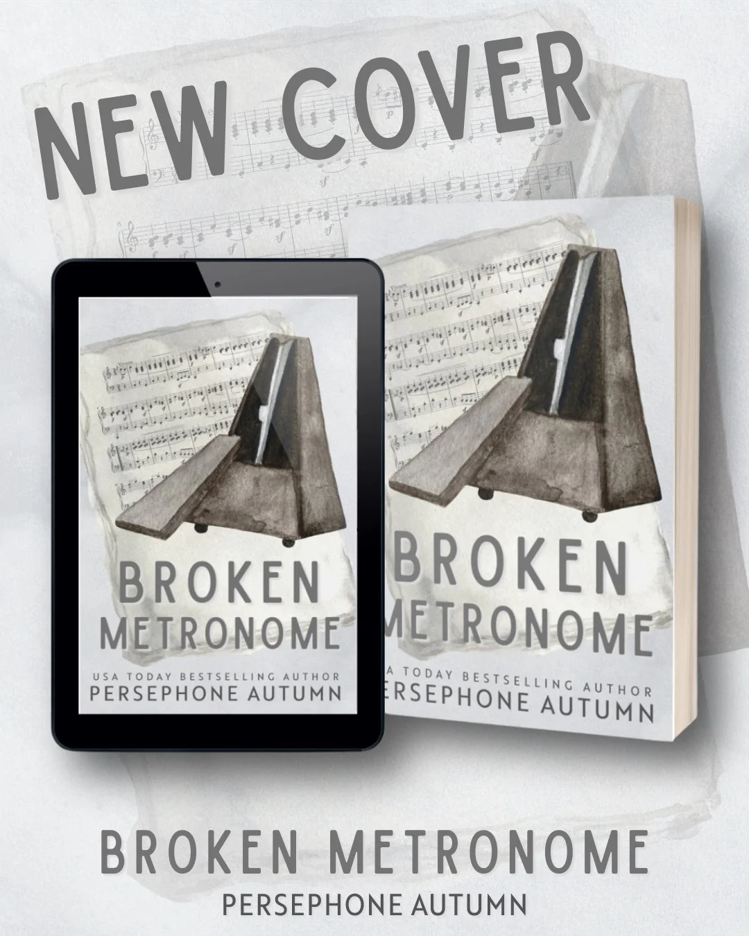 🎶 NEW COVER ALERT 🎶

While I was scouring images for something else recently, I came across this metronome image and immediately wanted to update the Broken Metronome cover.

So... I did! And I love how it turned out ☺️
I also updated the interior 