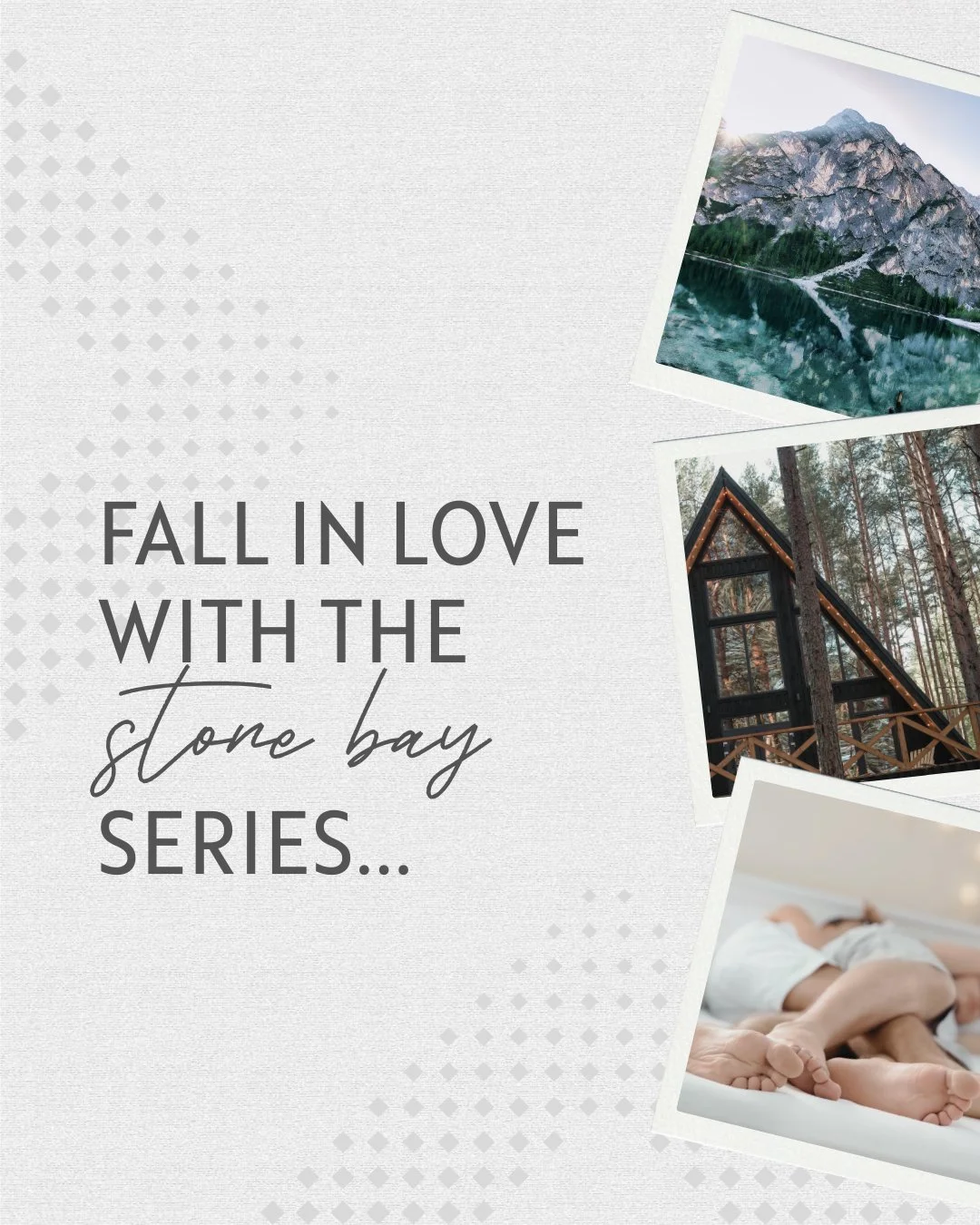 Fall in love with the Stone Bay series... 💘

I am this close 🤏🏻 to announcing dates for Fiery Storm. Until then, I'll gift you with a slight hint of what's to come. Be sure to swipe through all the slides 👀

If you've been waiting to start the se