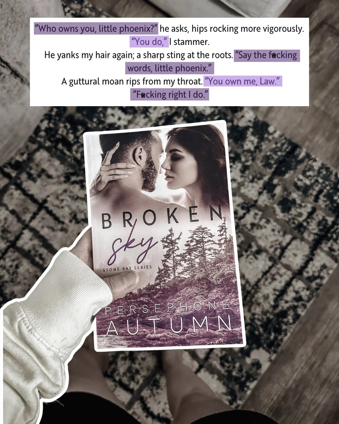 Law + Sky = perfection 🤌🏻

And through the 5th, you can grab the ebook for zero pennies!

💜 https://mybook.to/BrokenSky

💜 Steamy age gap
💜 Suspenseful twists &amp; turns
💜 Small town with old money
💜 Pseudo cheating
💜 Spicy online video
💜 G