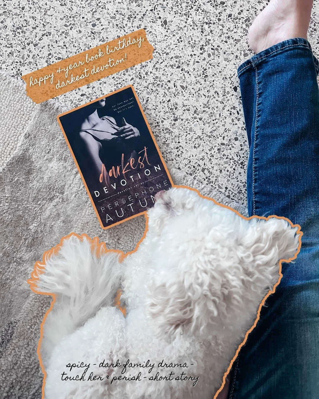 🔥 HAPPY 4TH BOOK BIRTHDAY TO THIS SPICY GEM 🔥

Darkest Devotion is 4 years old today 🥹😭 They grow up so fast!

Need a quickie? This spicy novelette can be read in an hour or two. So if you're looking to meet your end of month goal, I got you 😉

