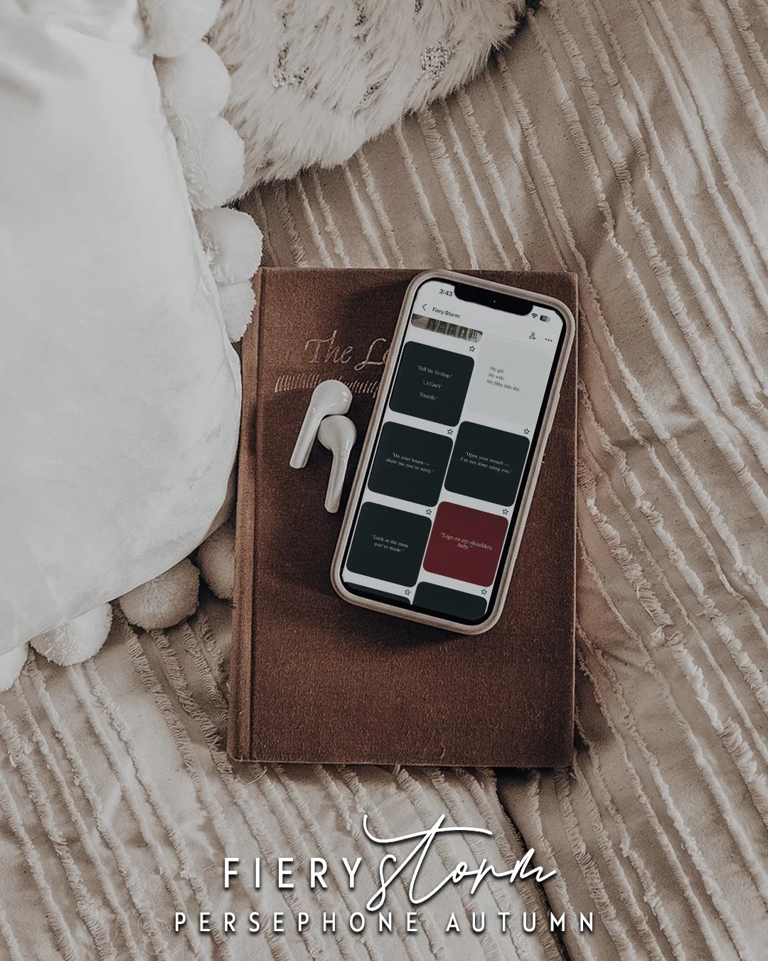 According to my social media planner, it's Pinterest's birthday. So here's a sneak peek at Fiery Storm's inspo board.

Can't read them? Even if I squint, neither can I 😂 So here's what they say...
・My girl. My wife. My filthy little s!ūt.
・"Tel