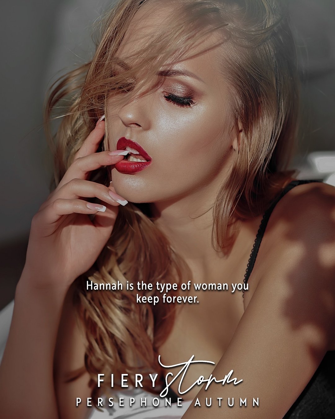 ✨ ONE WEEK UNTIL COVER REVEAL ✨

Hannah is the type of woman you keep forever.
^who said it? Tymber, Atlas, or both?
You'll find out soon enough!

❤️&zwj;🔥 Preorder + save: https://mybook.to/FieryStorm
❤️&zwj;🔥 ARC form: https://bit.ly/fierystormsi