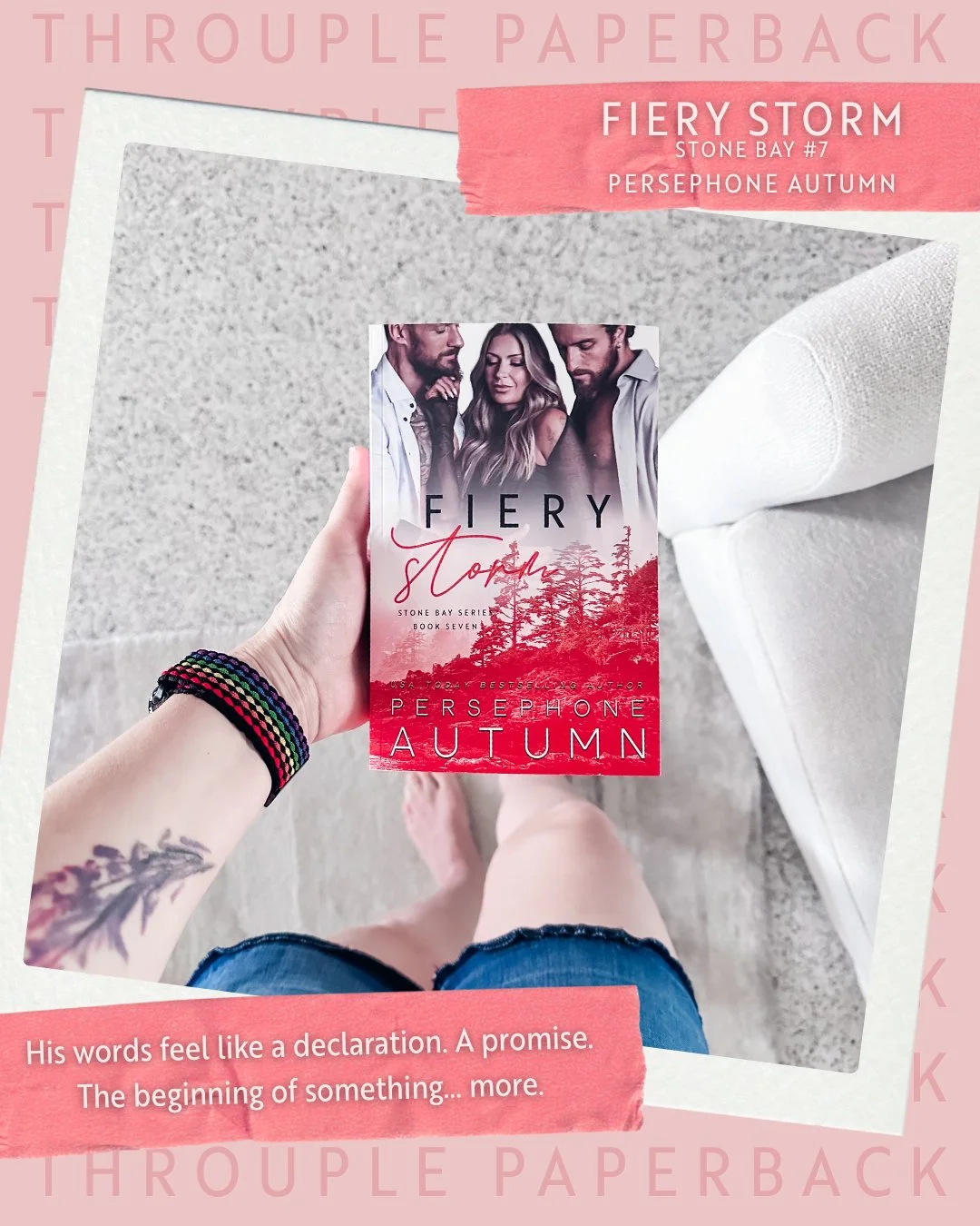 The throuple paperback is perfection 🔥🔥

His words feel like a declaration. A promise. The beginning of something... more.
❤️&zwj;🔥
Fiery Storm: https://books2read.com/FieryStorm

❤️&zwj;🔥 MMF
❤️&zwj;🔥 Forbidden / Ta-boo
❤️&zwj;🔥 Stepsiblings
❤