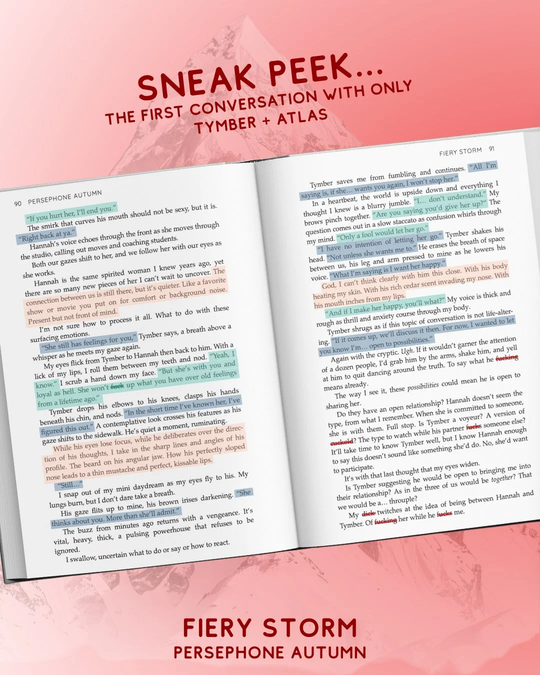 I love the first real conversation with only Atlas and Tymber ❤️

It's protective and alluring, confusing and full of curiosity. Both men have fierce feelings for Hannah, but they also recognize there is something lingering between them too. This con