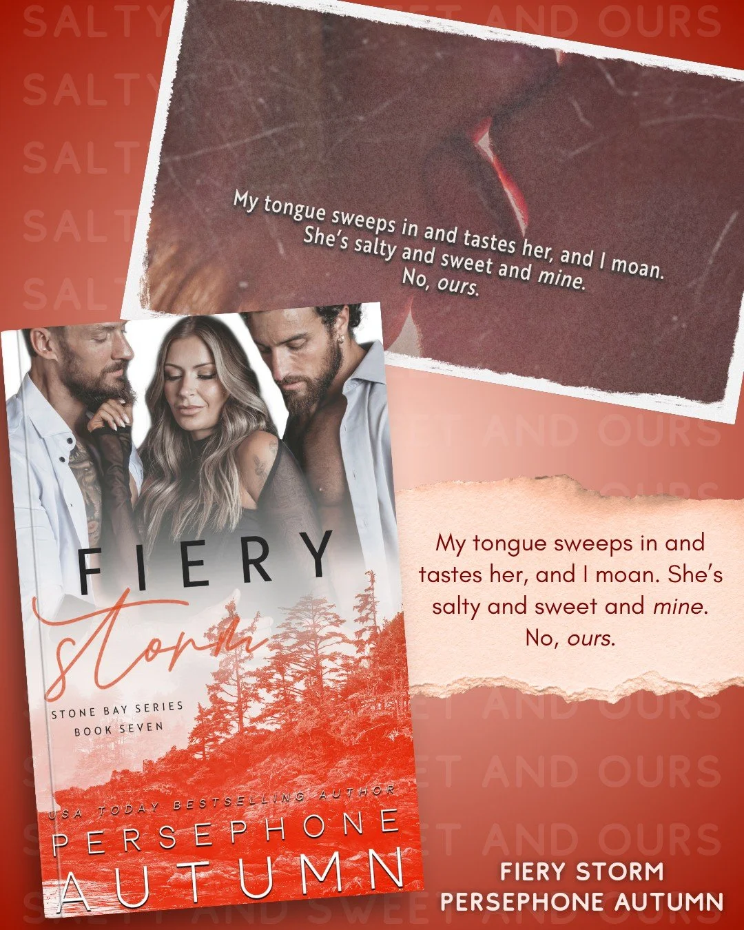 ❤️&zwj;🔥 8 MORE SLEEPS ❤️&zwj;🔥

My tongue sweeps in and tastes her, and I moan.
She's salty and sweet and mine.
No, ours.

❤️&zwj;🔥 Fiery Storm: https://books2read.com/FieryStorm

❤️&zwj;🔥 MMF
❤️&zwj;🔥 Forbidden / Ta boo
❤️&zwj;🔥 Stepsiblings
