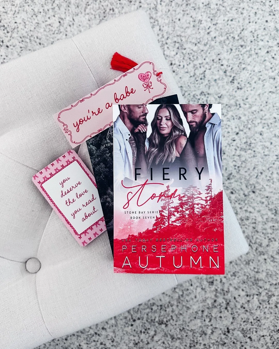 "You good with that, love?" Atlas twists in his seat, his hand on my exposed thigh. "A little playtime in the car so we can f&ndash;k you properly at the house."
❤️&zwj;🔥
Fiery Storm is live and available to read in Kindle Unlimi