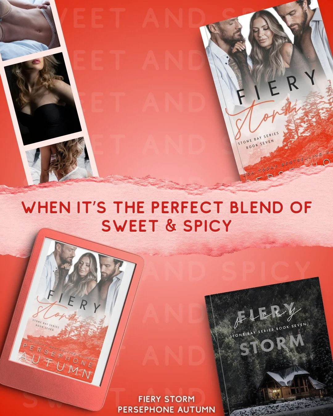 Gentlemen on the streets, Daddy in the sheets ❤️&zwj;🔥

May I present, a sweet sentiment &amp; a spicy quote from Fiery Storm. I love how all three of the characters toggle between "I'm so in love with you" and "f*ck me now" vibe