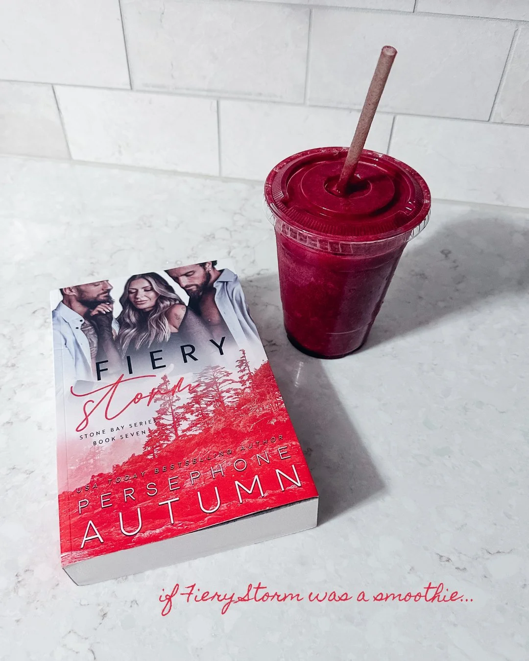 If Fiery Storm was a smoothie...

For those who don't know, at my day job, I make a gazillion smoothies. Last week, I wanted to make a smoothie to match Fiery Storm. It was much harder than I anticipated, but it tastes really good 🤷🏻&zwj;♀️🤤

So, 