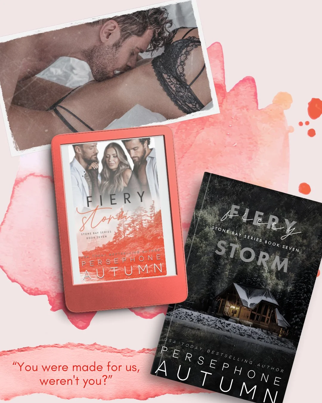 What are you up to this weekend?

I hope to squeeze in more reading time around work hours. It's be nice to also get in a little writing, even if only a hundred words. Every one counts!

Need a spicy romance to read? Fiery Storm is available to read 
