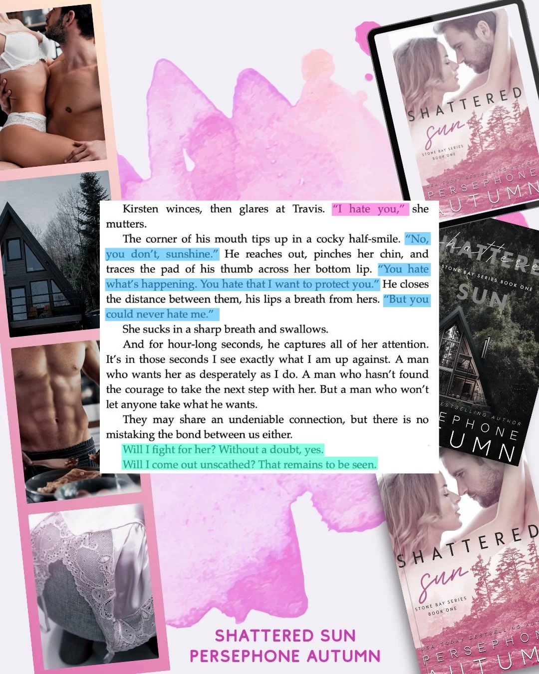 When it's a love triangle and one witnesses the chemistry between the other two 🤭

Shattered Sun is available now to read in KU, Libby, Hoopla, ebook &amp; print!
Read here 👉🏻 https://books2read.com/ShatteredSun

💘 Love triangle
🏔️ Childhood fri