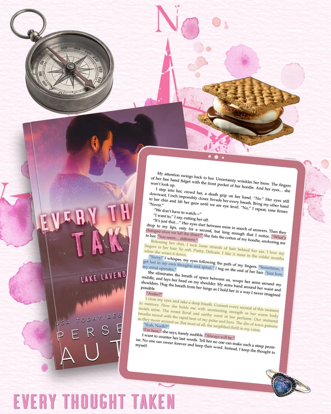 Only 4 more days left to get Every Thought Taken and help donate to The Trevor Project 💞

Here's a glimpse at one of a gazillion of my favorite moments in ETT 🥹

Every Thought Taken is available in KU, libraries, ebook &amp; print!
Read here 👉🏻 h