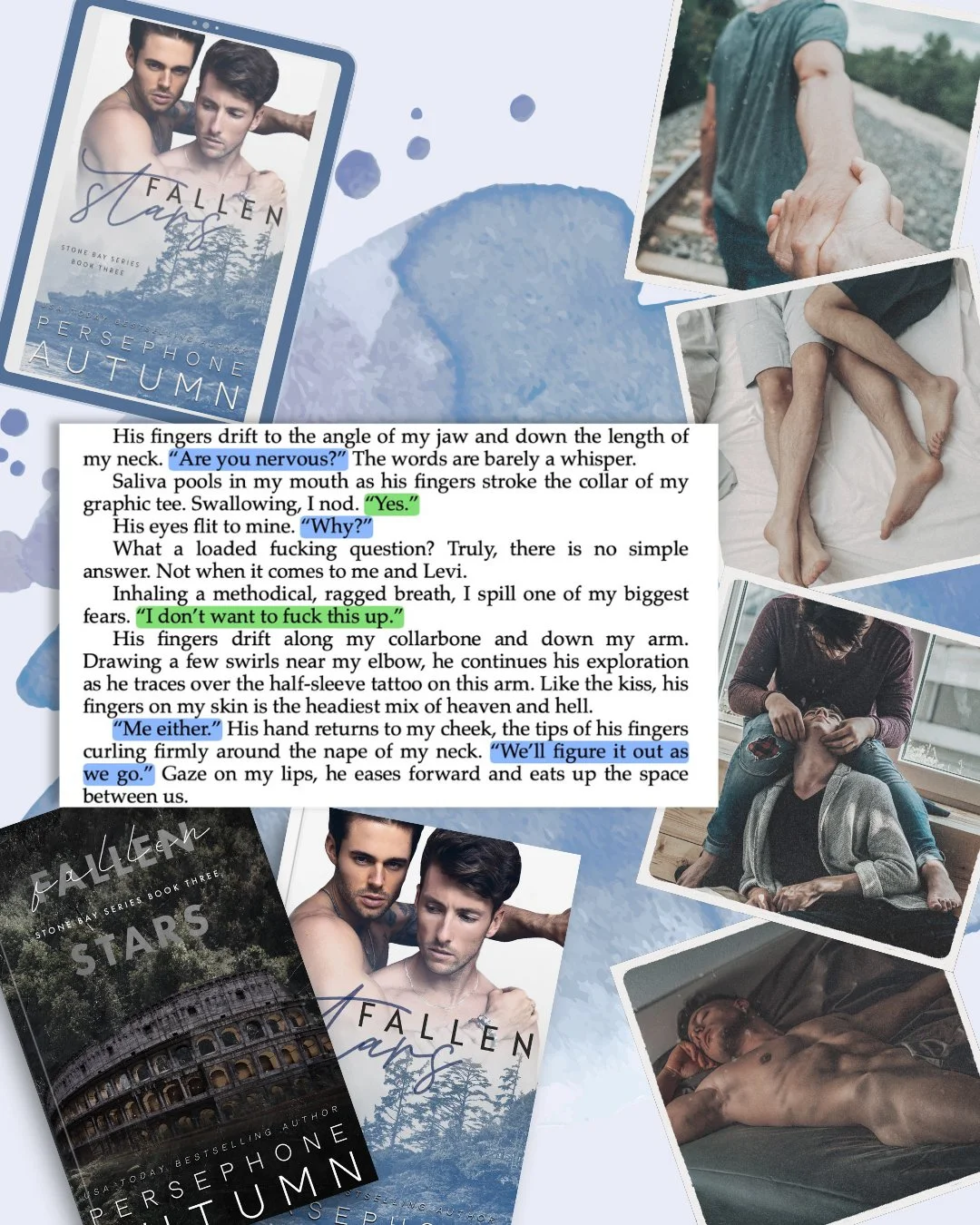 Best friends + mutual pining = the perfect combo 🤌🏻

Fallen Stars is available to read in KU, libraries, ebook &amp; print!
👉🏻 https://books2read.com/FallenStars-SB3

🩵 MM romance
👬🏻 Best friends to lovers
⚖️ Different social classes
💔 Fake d