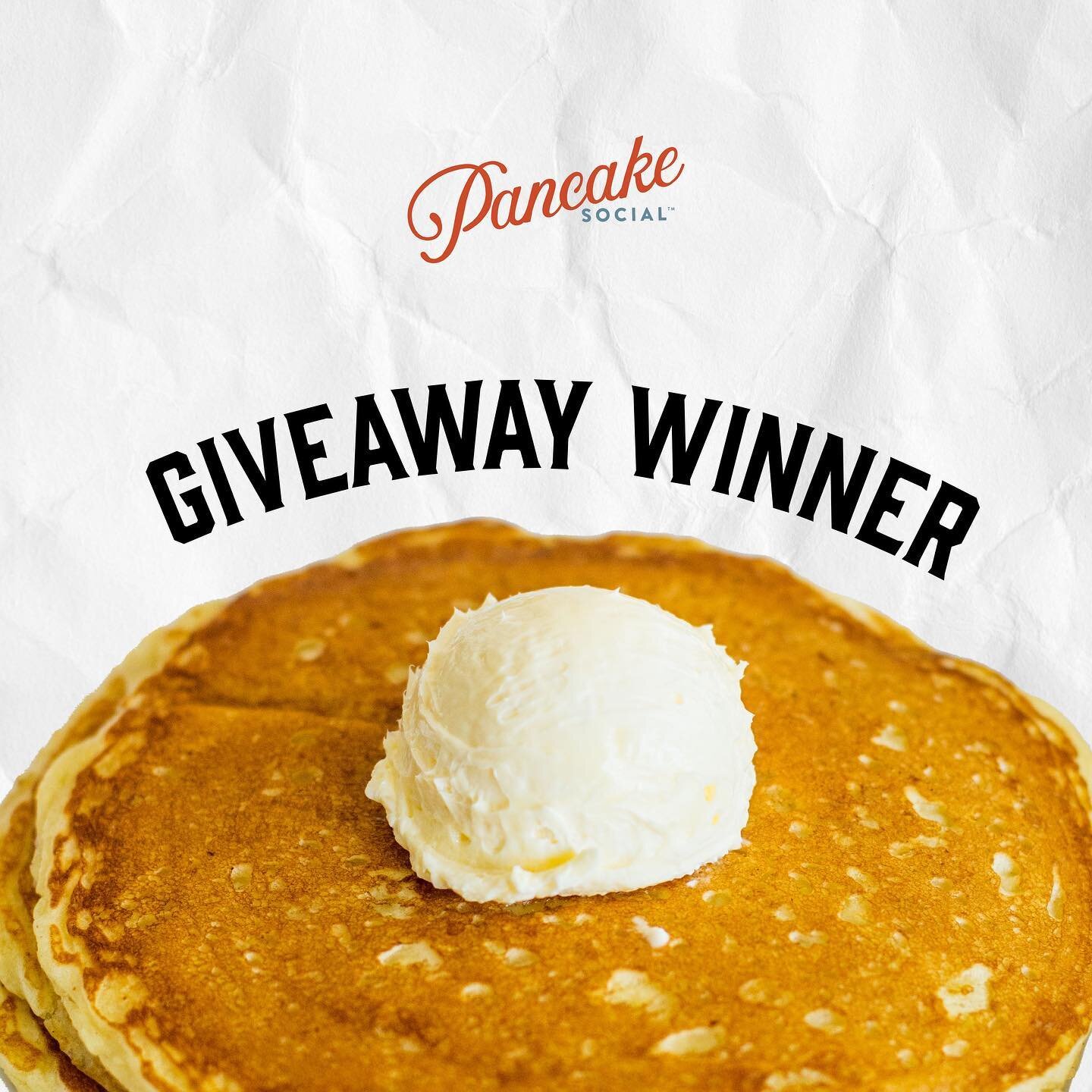 🏆 AND THE WINNER IS... 🏆 We're excited to announce that the winner of our Pancake Social giveaway is @janaeinnis! Thank you to everyone who participated - stay tuned for more chances to win in the future. Congratulations @janaeinnis! 🎉