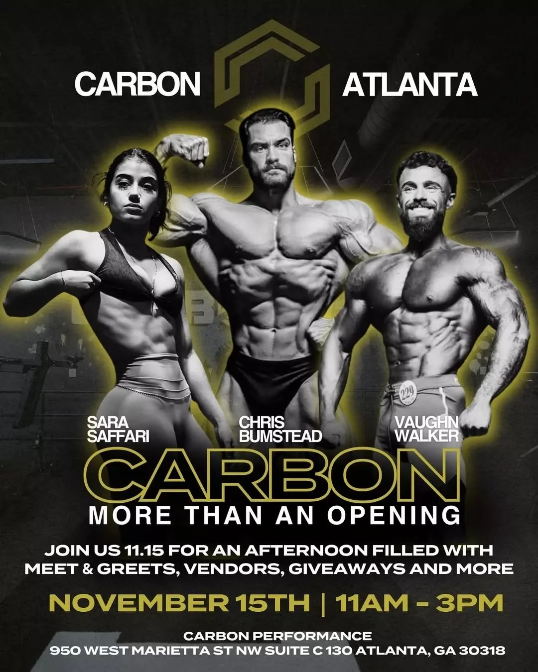MORE THAN AN OPENING ✨

We&rsquo;re officially welcoming @carbon_atlanta to Westside Paper &mdash; and it&rsquo;s not your average launch.
Join us Saturday, November 15 from 11AM&ndash;3PM for a full-day celebration of fitness, community, and culture