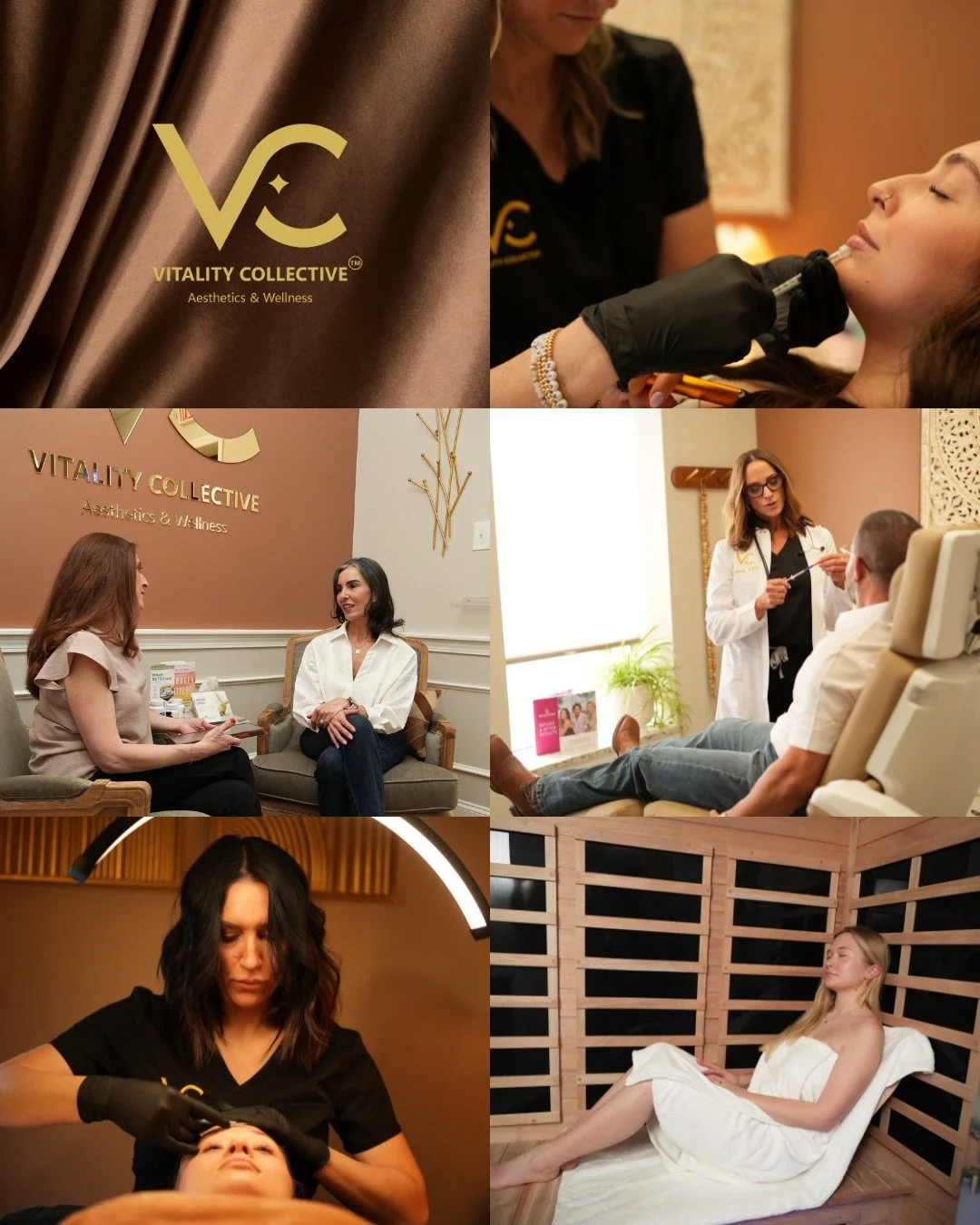 At The Vitality Collective, wellness is never one-size-fits-all. 🤍

From aesthetics and hormone optimization to wellness therapies and recovery support, our goal is to help you feel confident, restored, and supported from the inside out.

Whether yo