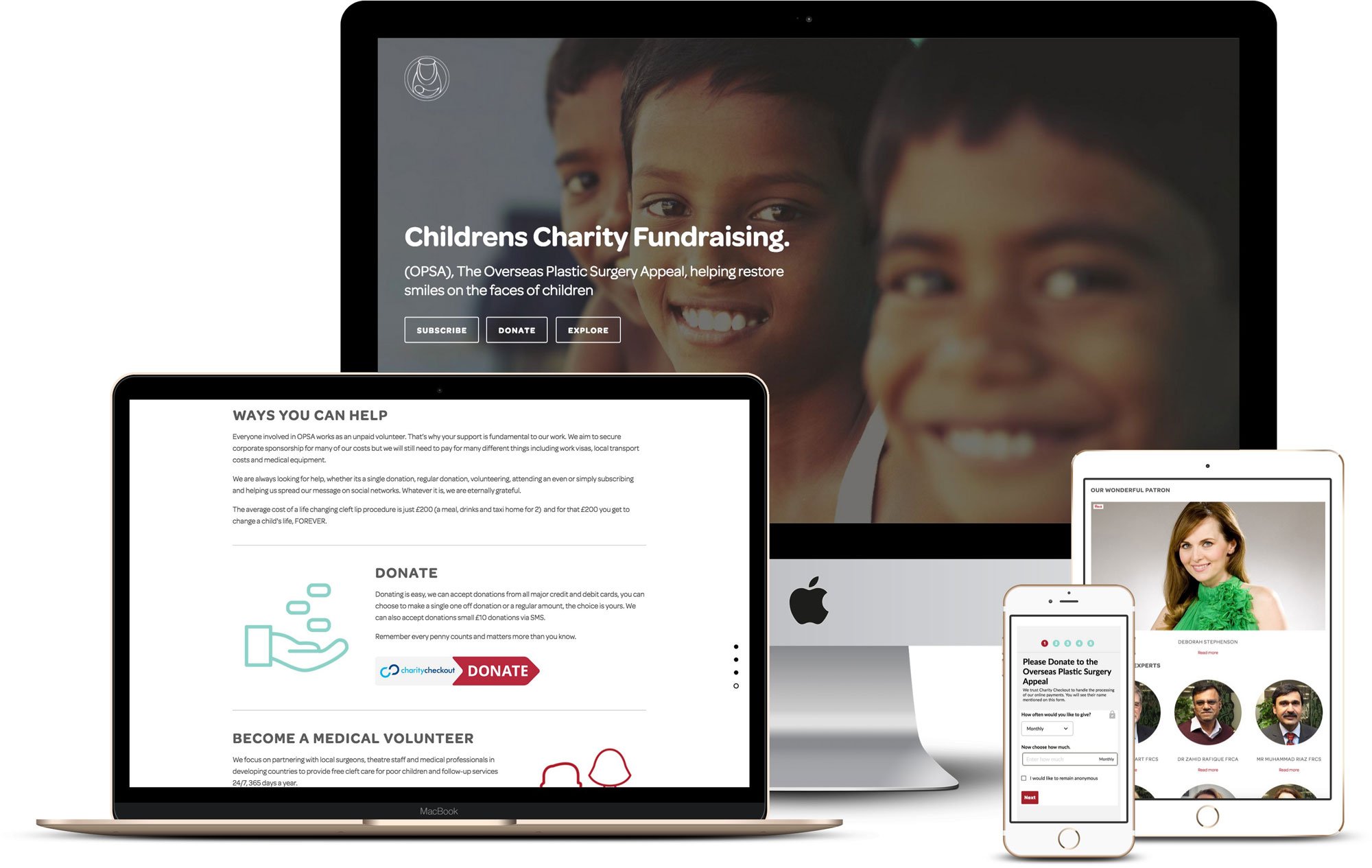 Charity Website Development by Lithium Design Cheshire