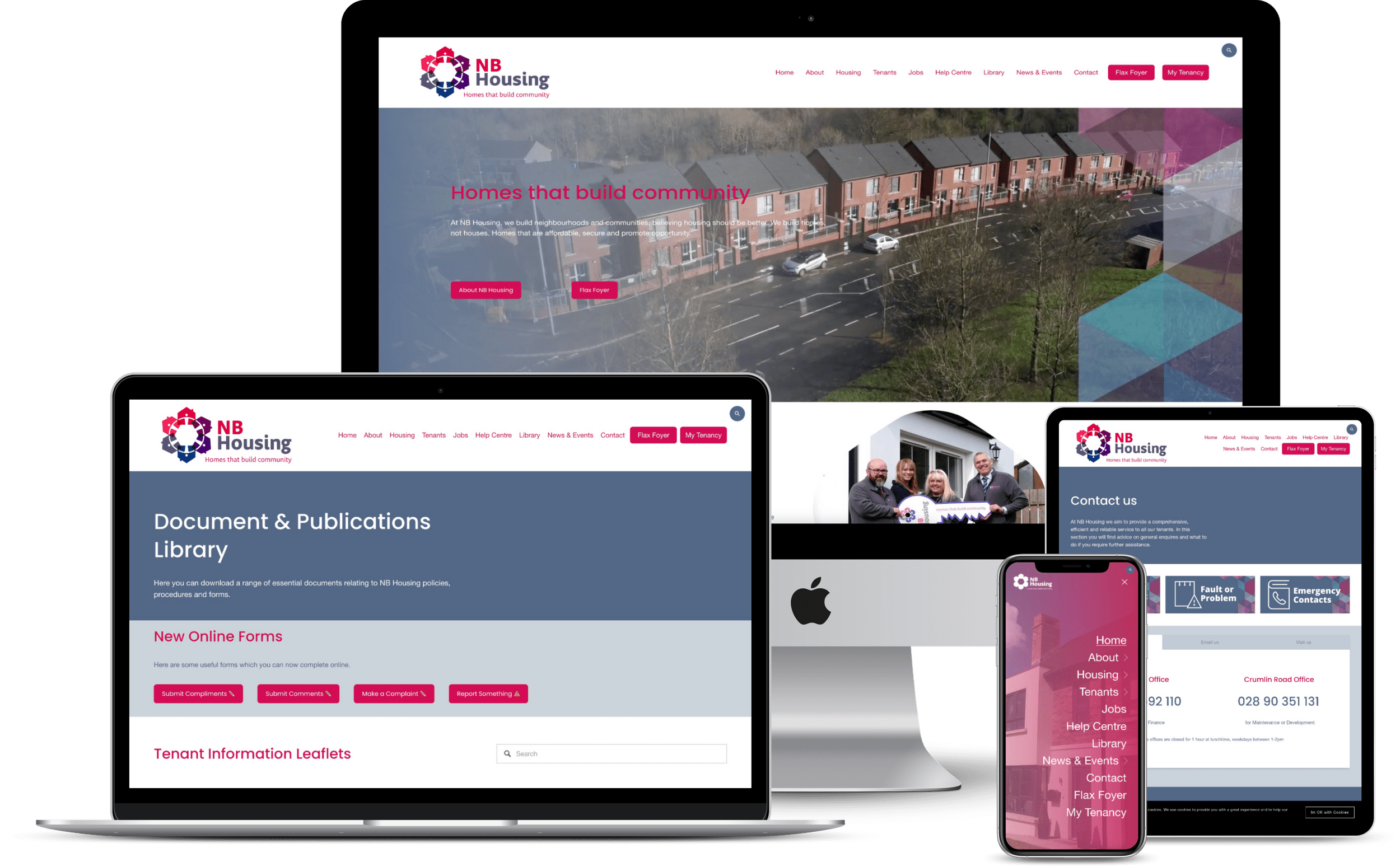 NB Housing Website Development by Lithium Design Cheshire (Copy)