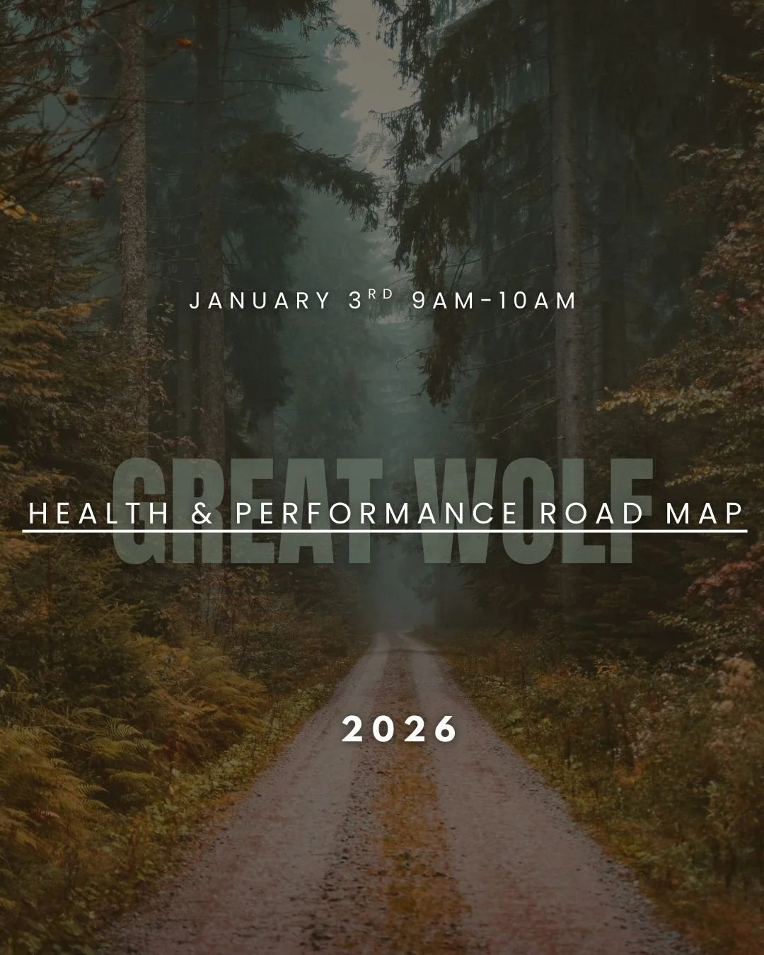 Great Wolf Health & Performance Annual Plan 2026