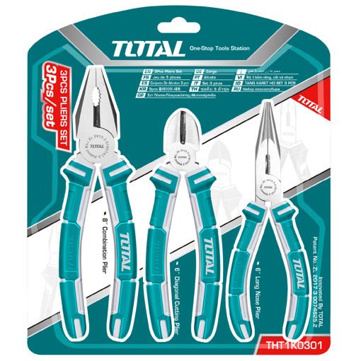 Total 3 Piece Plier Set