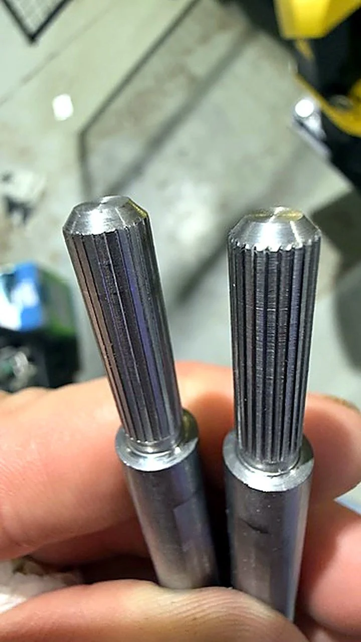 Stainless threaded parts machined at PBI