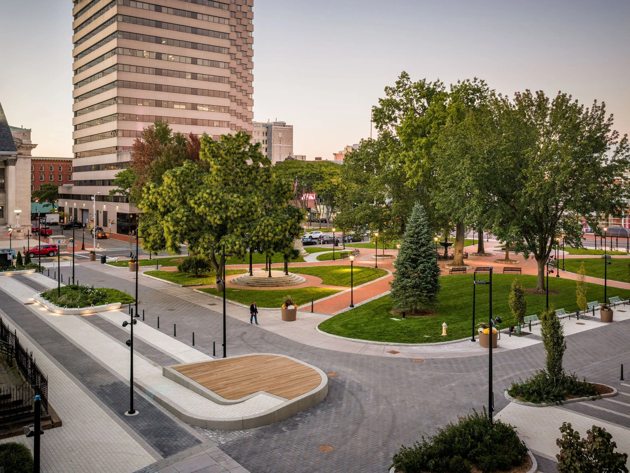 Court Square with Stage