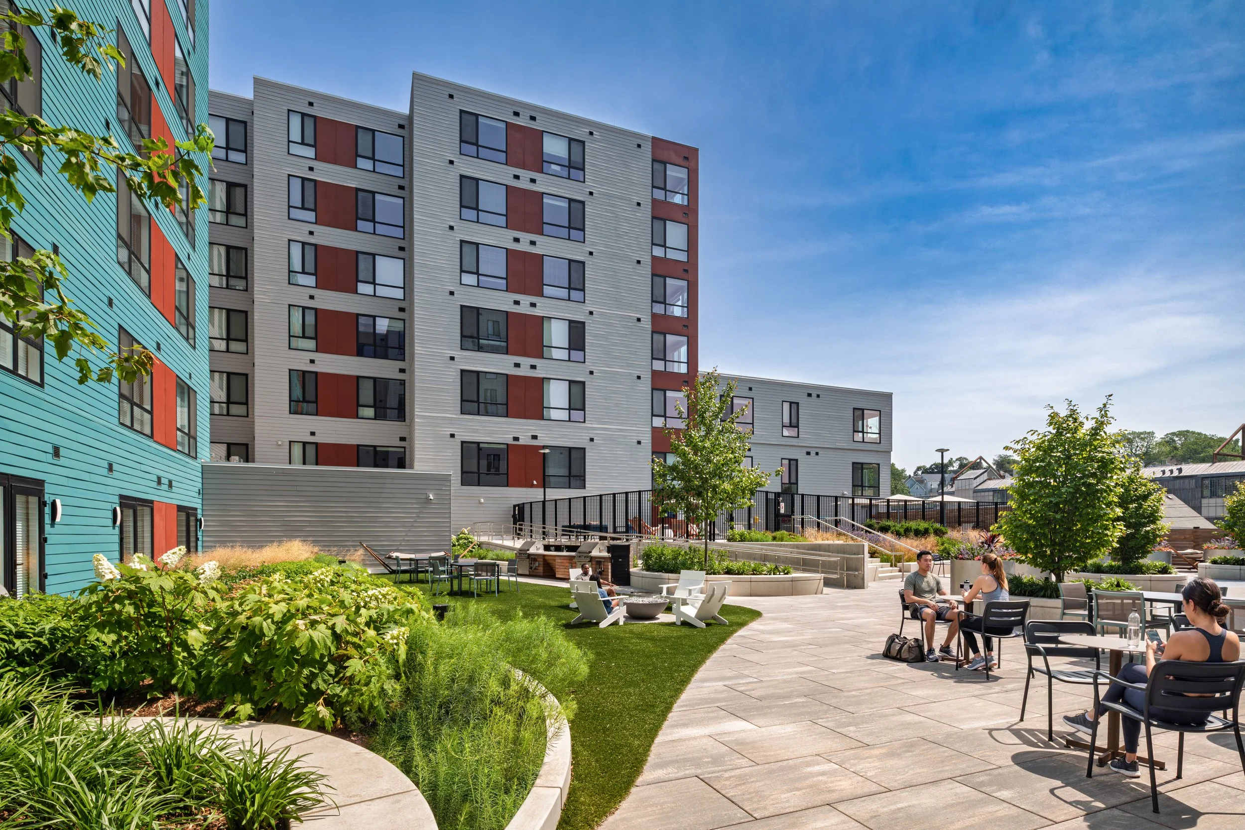 Amaya at Suffolk Downs Courtyard