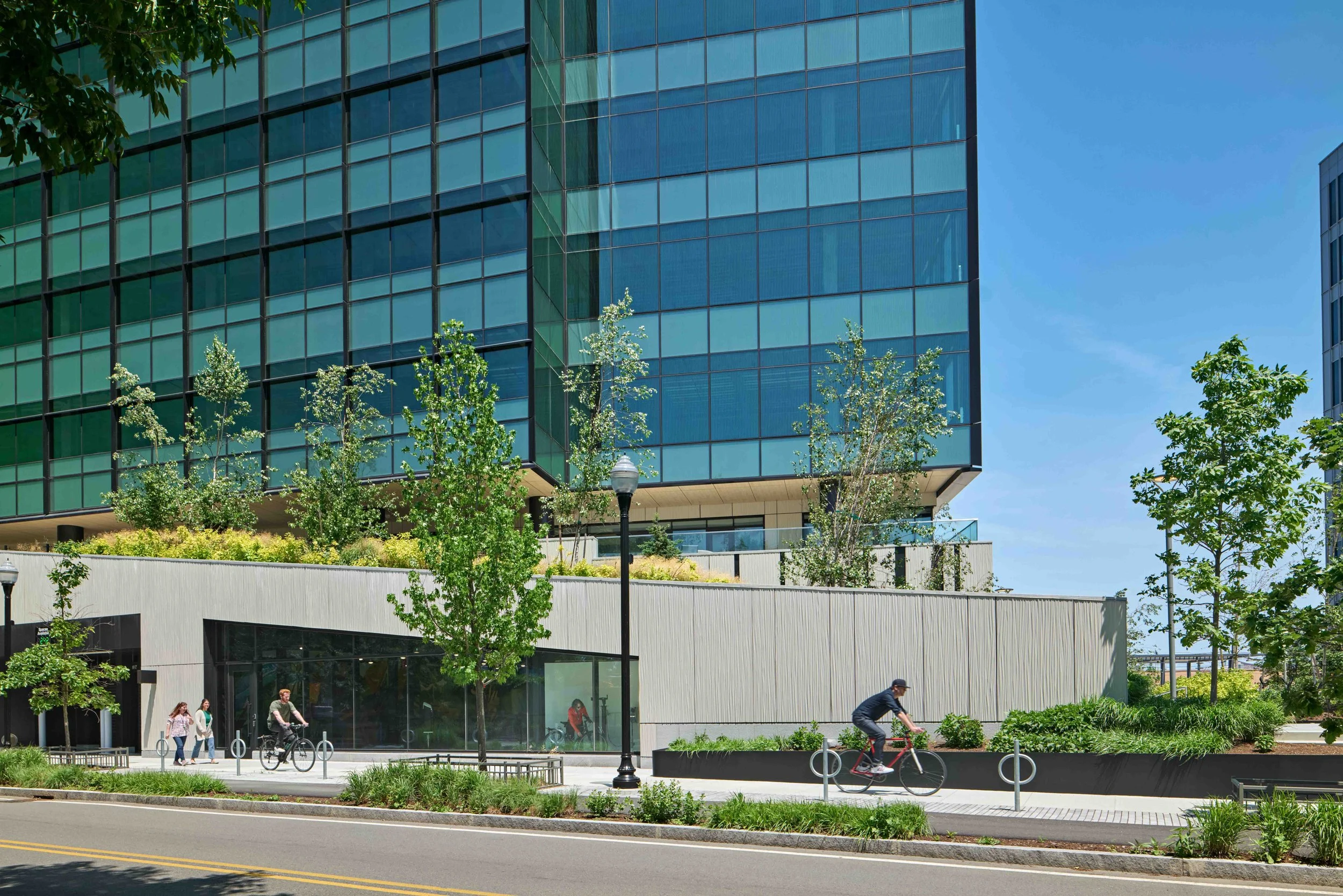 Boynton Yards roof deck over bike room