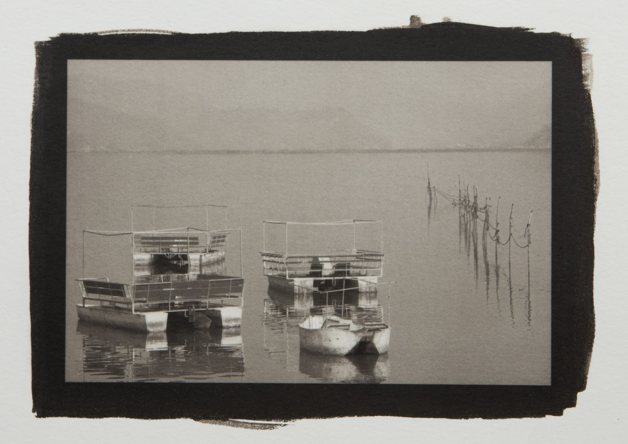  Fewa Boats, 2012 Pokhara, Nepal Platinum Print (8x10) 