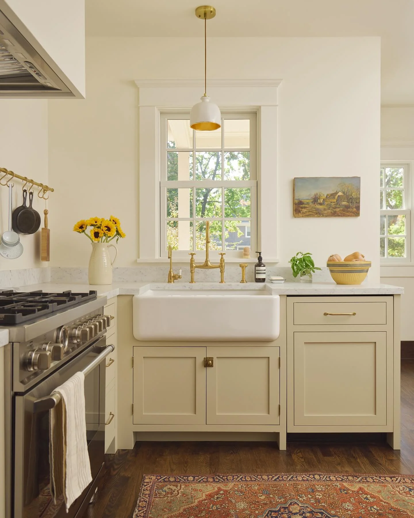 Excited to see this dreamy kitchen by @furtherafieldct in @real_simple!  #kitchendesign #farmhouse #connecticutinteriordesign