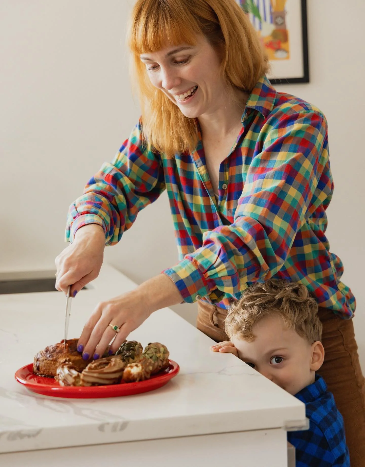 So many family moments revolve around the kitchen. I remember when they couldn&rsquo;t see over the counter and now they&rsquo;re stealing cookies.