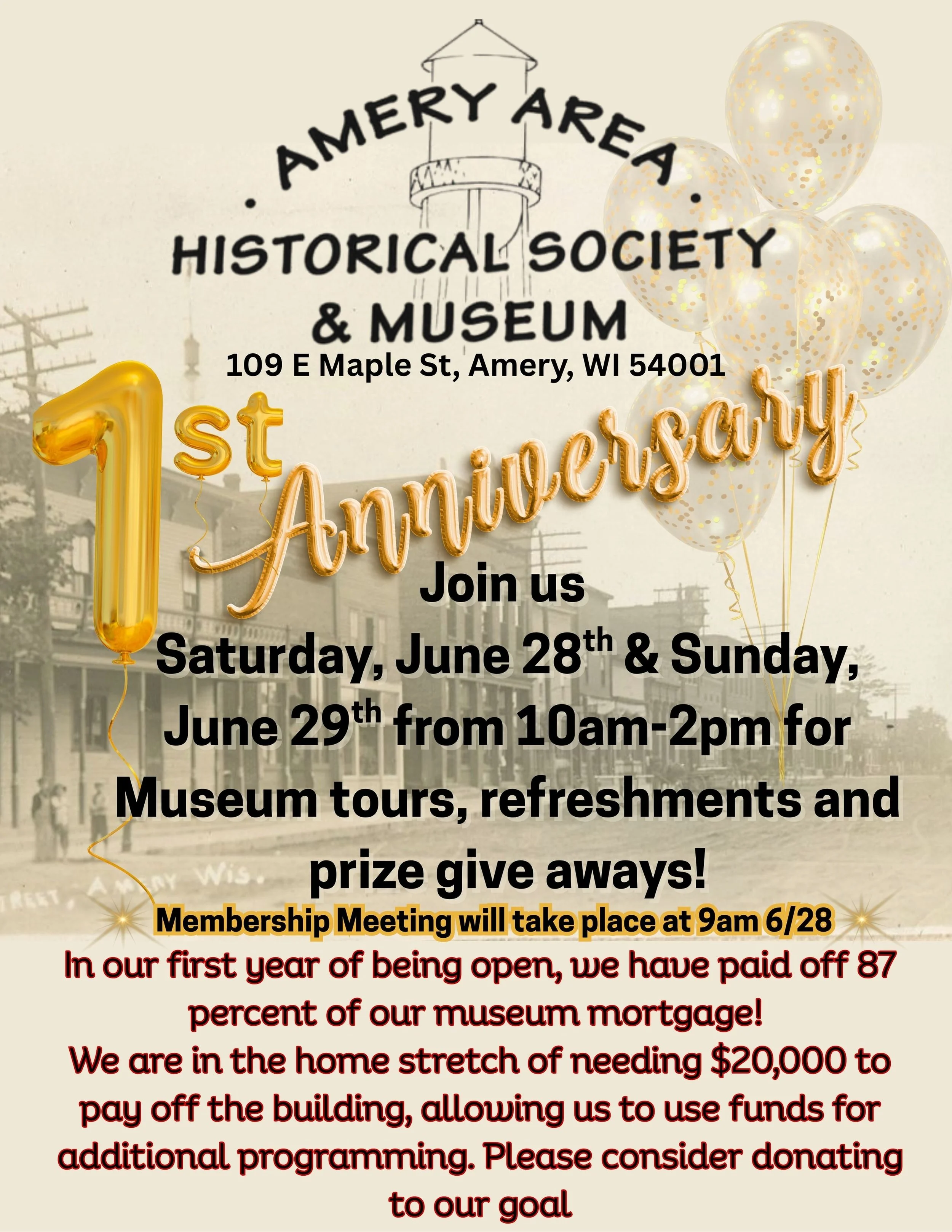 First Anniversay Open House