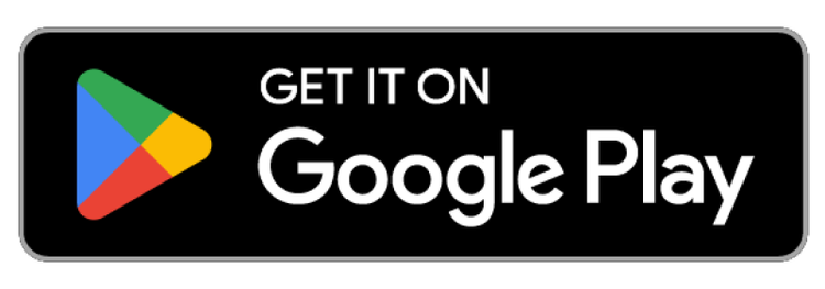 Google Play store badge with logo and text that says 'Get it on Google Play'.