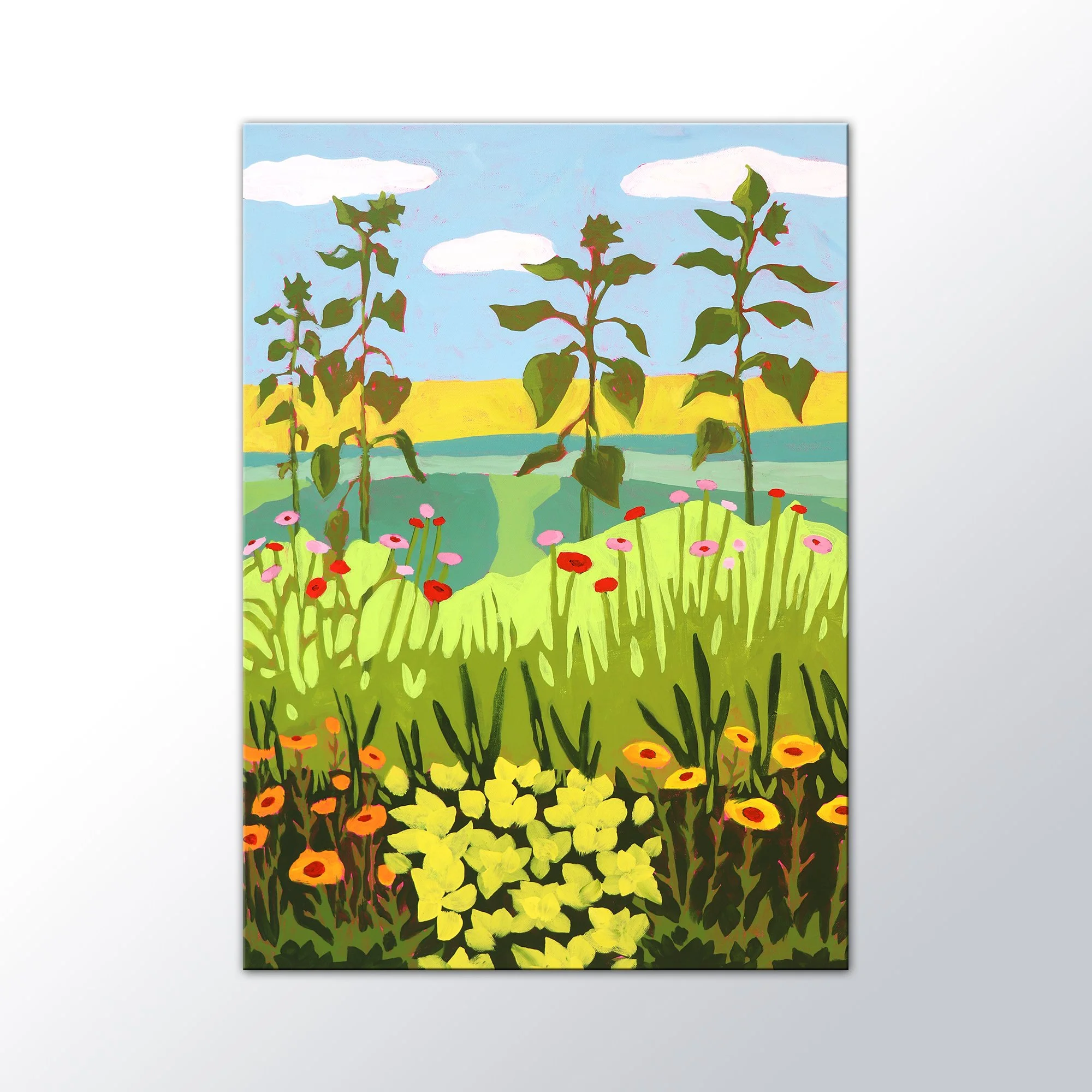 Flower Garden Original Painting