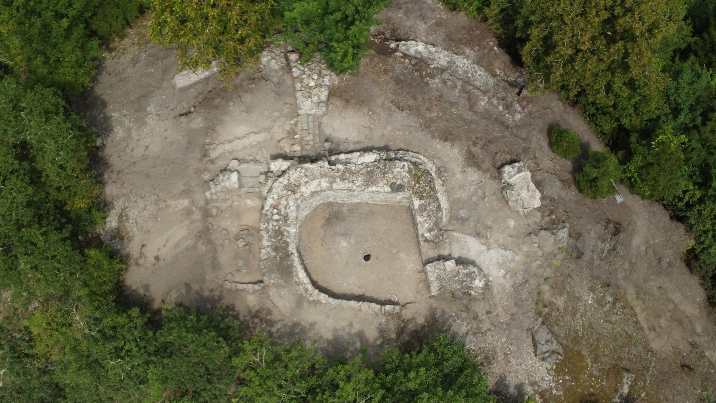 Figure 3. Aerial view of Chukhneti Castle.JPG