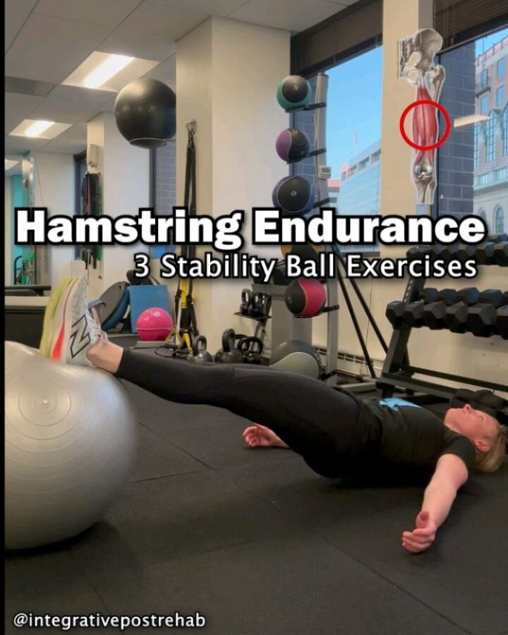 🔥 Curious about how to increase those hamstring muscles and help prevent trips and falls? Give these 3 isolating stability ball exercises a try and get ready to feel the burn!! 🔥

Have you ever wondered what the job of the hamstrings are? 🤔 Made o