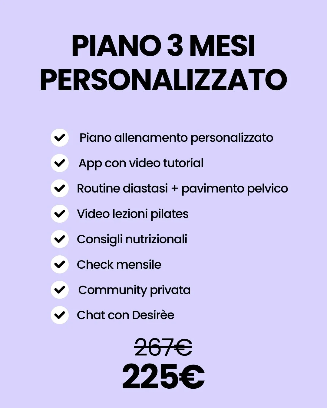 Piano Post-Parto Personalizzato 3 Mesi