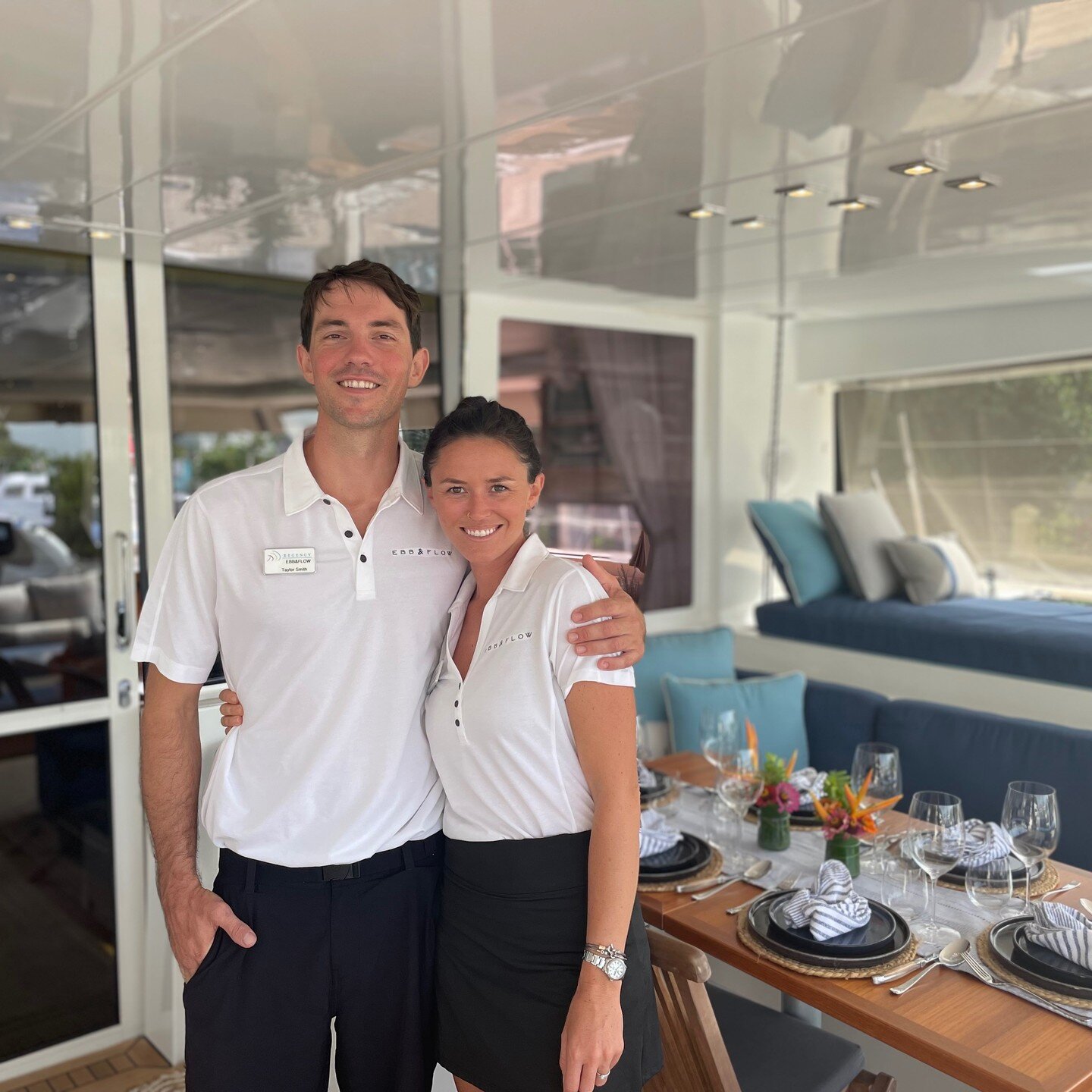 Yacht EBB &amp; FLOW

Wonderful catch up with Margaret &amp; Taylor on EBB &amp; FLOW @ the BVI Charter Yacht Show. EBB &amp; FLOW is able to offer an emphasis on mindfulness &amp; wellness charters. BVI for the season, may have Bahamas availability 