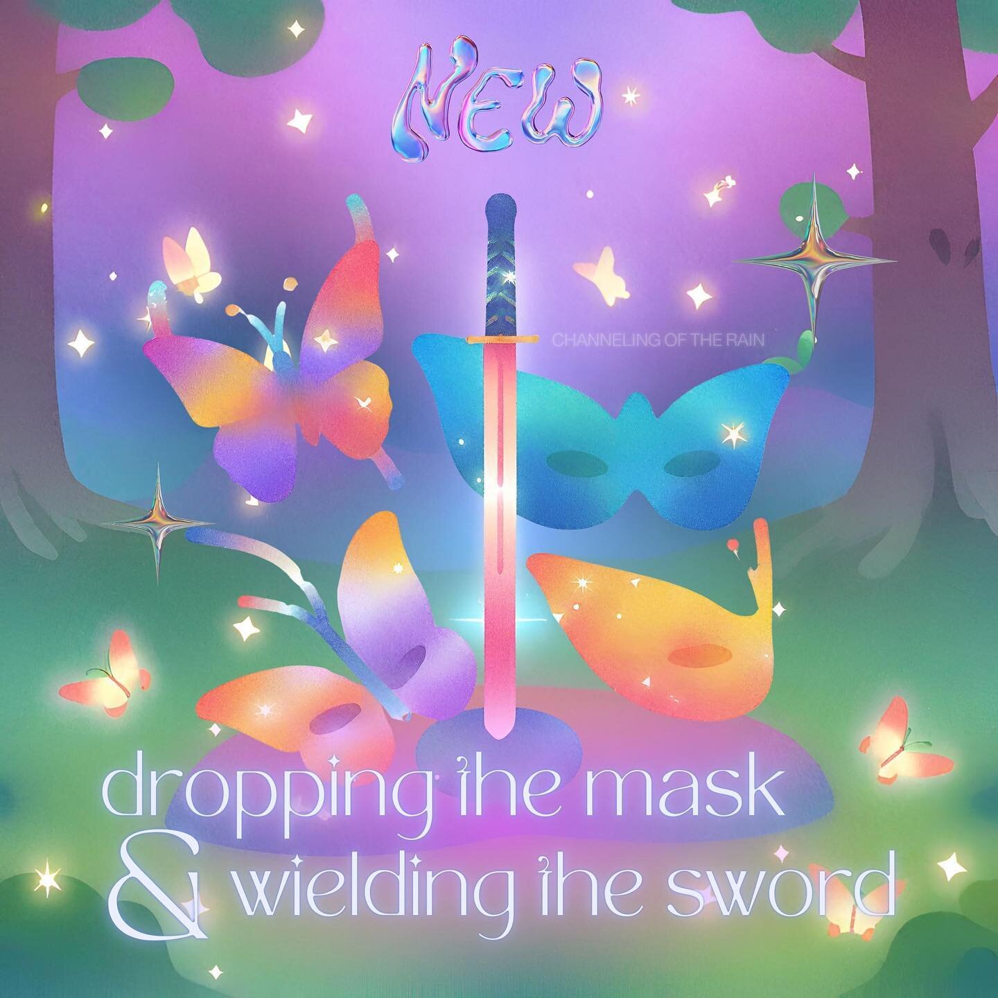 𝔫𝔢𝔴 𝔢𝔭𝔦𝔰𝔬𝔡𝔢 out now!ˎˊ˗ dropping the mask &amp; wielding the sword🗡️ 🦋💗
 
after a little cocoon time, we are back and ready to dive into the depths of our thoughts and emotions and emerge with newfound gold🌟✨💫
 
on today&rsquo;s episod
