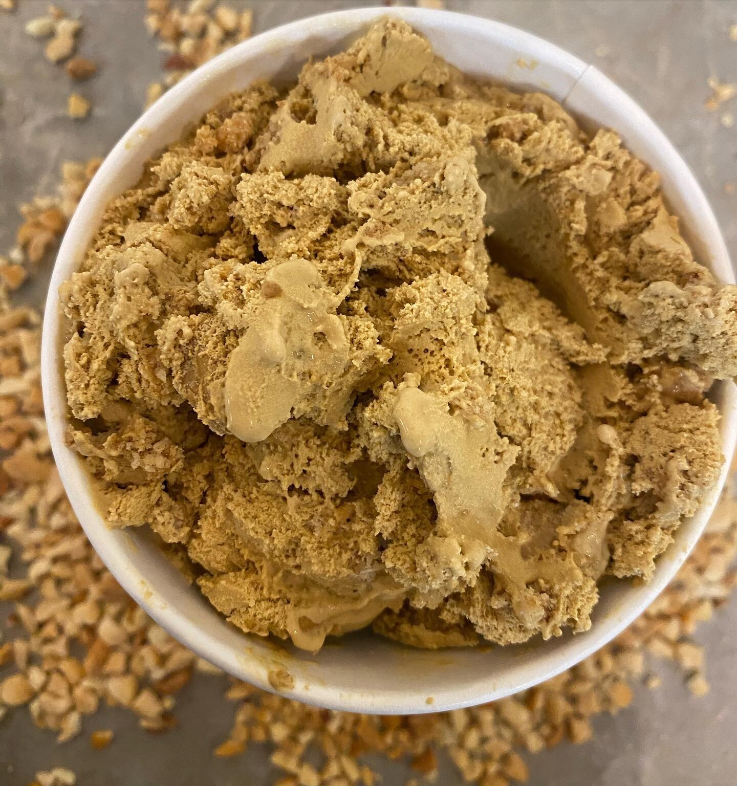 Happy Monday Abner B&rsquo;s fans! Start the week off right with our homemade ice cream. This weeks feature flavor is creamy crunchy peanut butter! It is is jam packed with nutter butter cookies. Order it in a cup, cone, or a to go pint! Find your be