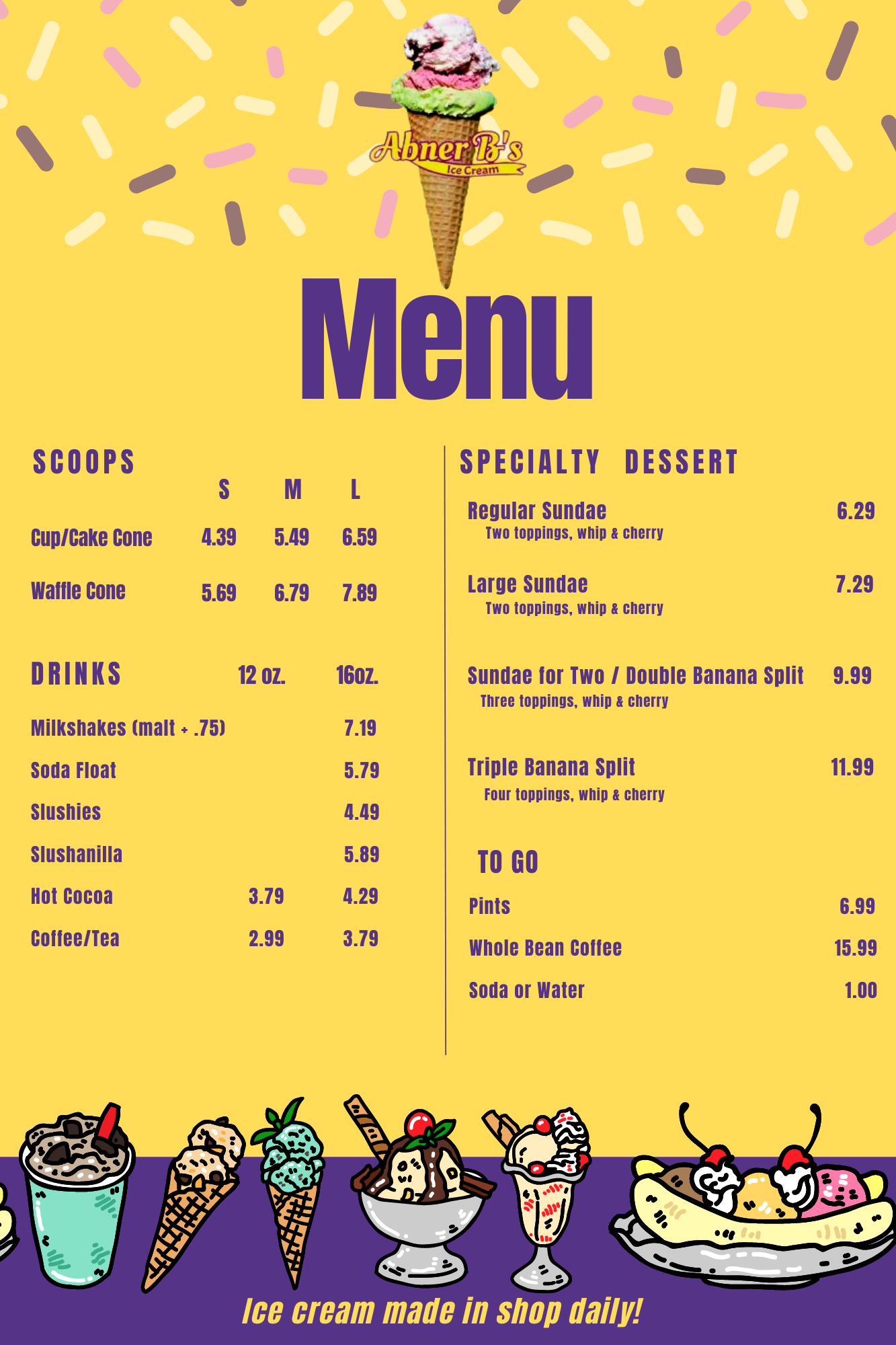 Menu Abner B s Ice Cream menu-abner-b-s-ice-cream