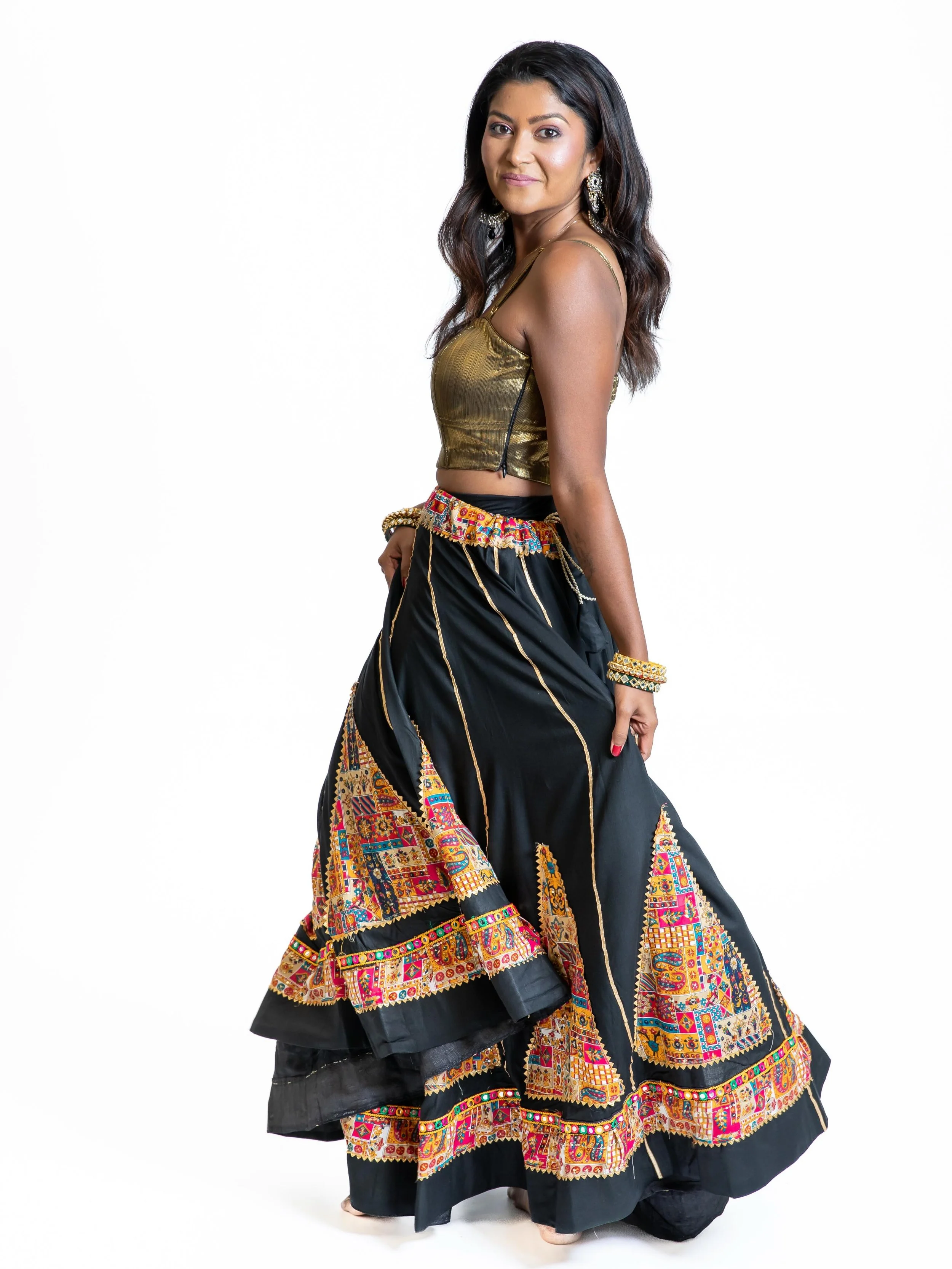 Twirl-worthy in every way ✨💃
The Ghoomar Skirt brings the spirit of Navratri to life with vibrant hand-done embroidery inspired by traditional dance nights. Fun, festive, and made to flow beautifully with every spin. 💫
DM for prices.

Photo Credit-