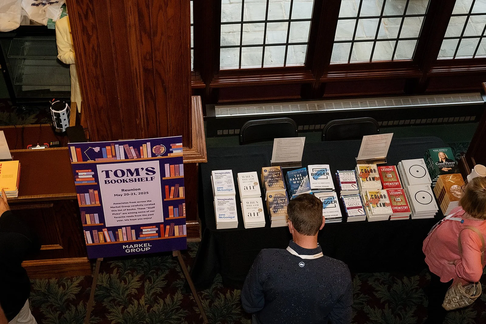 Tom’s Bookshelf: an annual Reunion Tradition 