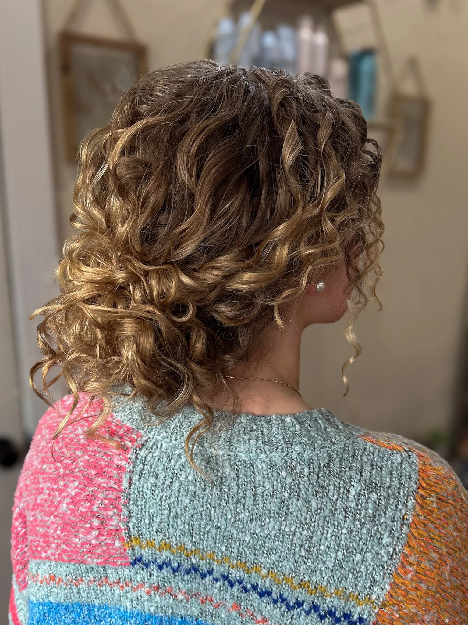 Bridal Preview Appointment  (after on curly hair- no extensions)