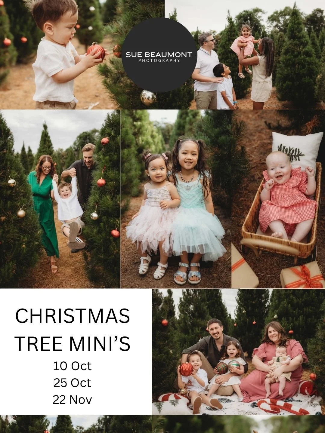 Thank you to everyone who has booked so far!!! 

There are only a couple of Christmas mini sessions left - link in bio! Don&rsquo;t wait and regret not having some updated photos of your family!
🎄
10 Oct- sold out
25 Oct- 1 spot left
22 Nov- 2 spots