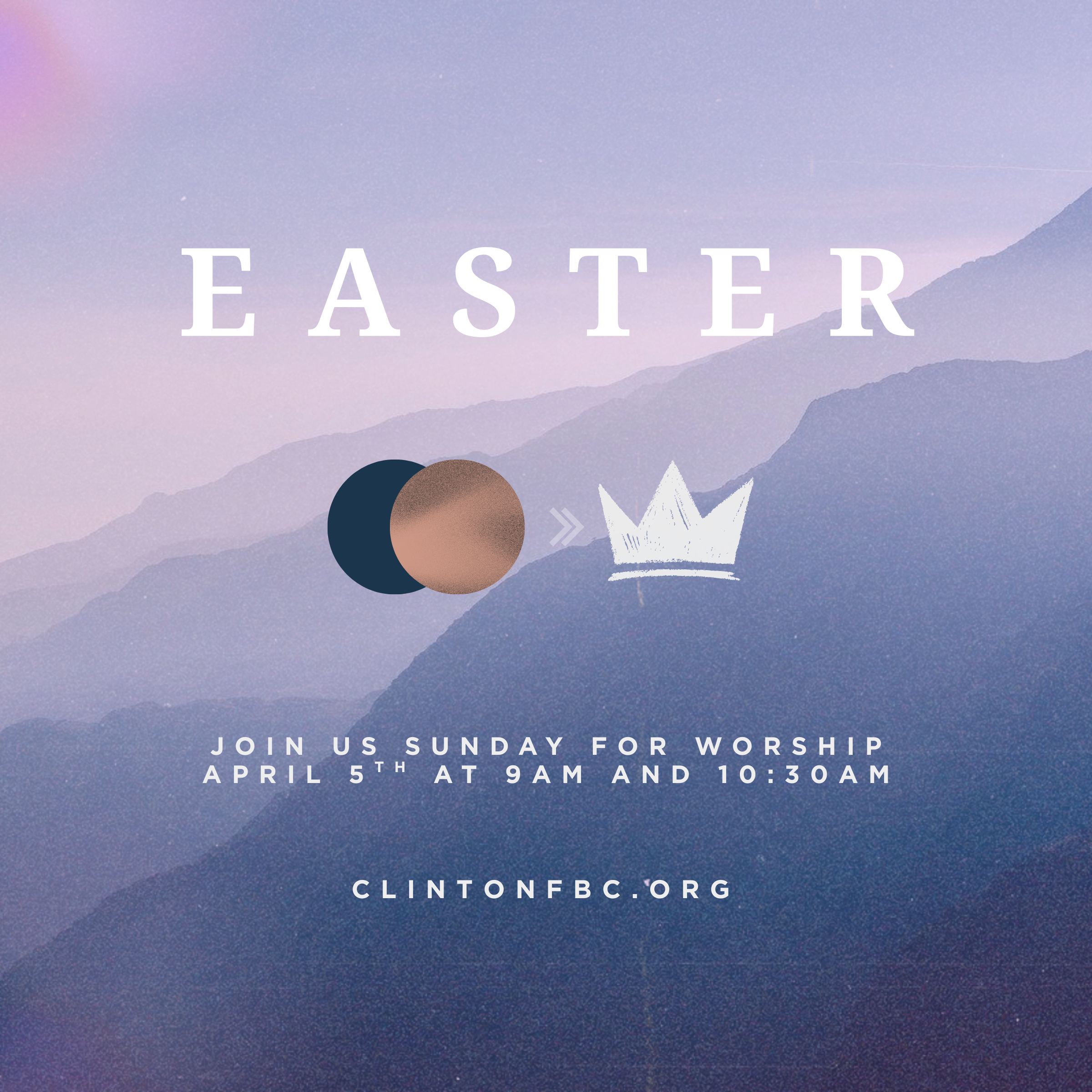 Easter Sunday April 5th at Clinton FBC